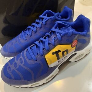 Nike Air Max Plus TN SE Shoes Mens Size 9.5 Purple Yellow Running AJ7181-400